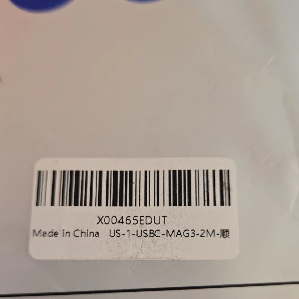White Charging Cable